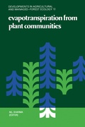 Cover: Evapotranspiration from Plant Communities - Elsevier