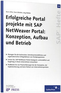Abbildung von: Erfolgreiche Portalprojekte mit SAP NetWeaver Portal: Konzeption, Aufbau und Betrieb - Rheinwerk