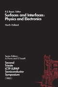 Cover: Surfaces and Interfaces: Physics and Electronics - Elsevier