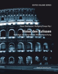 Enlarge image Cover: Hinter den Kulissen - innsbruck university press