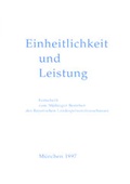 Cover: Einheitlichkeit und Leistung - V&ouml;gel, E