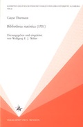 Cover: Bibliotheca statistica (1701) - V&ouml;gel, E