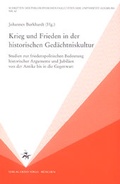 Cover: Krieg und Frieden in der historischen Ged&auml;chtniskultur - V&ouml;gel, E