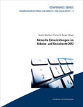 Cover: Aktuelle Entwicklungen im Arbeits- und Sozialrecht 2012 - innsbruck university press