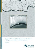 Cover: Influence of Material and Testing Parameters on the Lifetime of TBC Systems with MCrAlY and NiPtAl Bondcoats - Verlag des Forschungszentrums J&uuml;lich