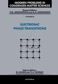Cover: Electronic Phase Transitions - Elsevier