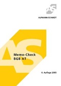 Cover: BGB AT - Alpmann Schmidt