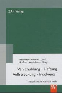 Abbildung von: Verschuldung, Haftung, Vollstreckung, Insolvenz - ZAP