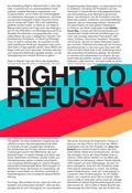 Cover: Right to Refusal - Schlebr&uuml;gge.Editor
