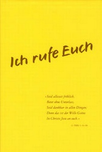 Enlarge image Cover: Ich rufe Euch - Neuer Johannes Vlg