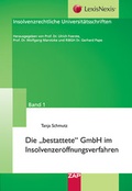 Cover: Die "bestattete" GmbH im Insolvenzer&ouml;ffnungsverfahren - ZAP
