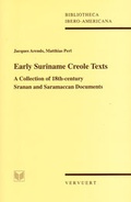 Cover: Early Suriname Creole Texts - Vervuert Verlagsgesellschaft