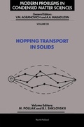Cover: Hopping Transport in Solids - Elsevier