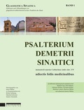 Cover: Psalterium Demetrii Sinaitici 1 - Holzhausen Verlag