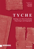 Cover: Tyche - Band 26 - Holzhausen Verlag