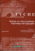 Cover: Tyche - Band 10 - Holzhausen Verlag