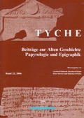 Cover: Tyche - Band 21 - Holzhausen Verlag