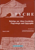 Cover: Tyche - Band 22 - Holzhausen Verlag