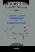 Cover: Electron-Electron Interactions in Disordered Systems - Elsevier