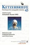 Cover: Entartete Kunst 1993: Interviews mit Gottfried Helnwein und Chick Corea - AHRIMAN-Verlag