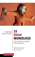 Cover: 33 Kleist-Monologe - Henschel