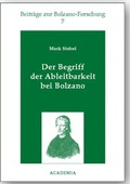 Cover: Der Begriff der Ableitbarkeit bei Bolzano - Academia