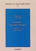 Cover: Individuen, Menschen, Personen - Academia