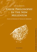 Cover: Greek Philosophy in the New Millennium - Academia