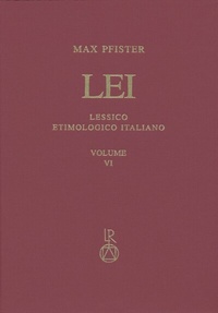 Abbildung von: Lessico Etimologico Italiano. Band 6 (VI) - Reichert Verlag