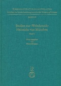 Cover: Studien zur &raquo;Weltchronik&laquo; Heinrichs von M&uuml;nchen - Reichert Verlag