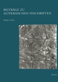 Cover: Beitr&auml;ge zu altpersischen Inschriften - Reichert Verlag