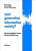 Cover: Next generation information society? - Talheimer