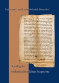 Cover: Katalog der fr&uuml;hmittelalterlichen Fragmente der Universit&auml;ts- und Landesbibliothek D&uuml;sseldorf - Reichert Verlag