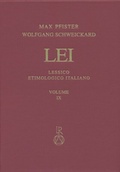 Cover: Lessico Etimologico Italiano. Band 9 (IX) - Reichert Verlag