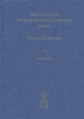 Cover: Die Sprache Alkmans - Reichert Verlag