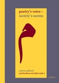 Cover: Poetry's Voice - Society's Norms - Reichert Verlag