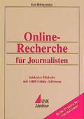 Cover: Online-Recherche f&uuml;r Journalisten - UVK