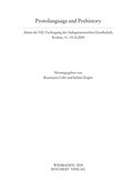 Cover: Protolanguage and Prehistory - Reichert Verlag
