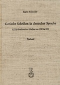 Cover: Gotische Schriften in deutscher Sprache - Reichert Verlag