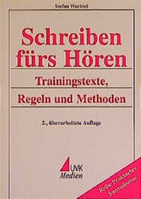Abbildung von: Schreiben fürs Hören - UVK