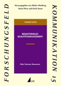 Cover: Redaktionelles Qualit&auml;tsmanagement - UVK