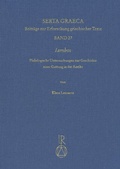 Cover: Iambos - Reichert Verlag