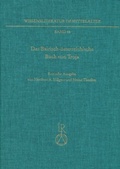 Cover: Das &raquo;Bairisch-&ouml;sterreichische Buch von Troja&laquo; - Reichert Verlag