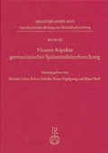 Cover: Neuere Aspekte germanistischer Sp&auml;tmittelalterforschung - Reichert Verlag