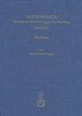 Cover: Phthonos - Reichert Verlag