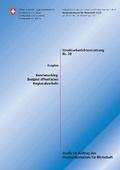 Cover: Benchmarking: Beispiel &ouml;ffentlicher Regionalverkehr - Staatssekretariat f&uuml;r Wirtschaft