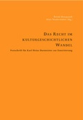 Cover: Das Recht im kulturgeschichtlichen Wandel - UVK