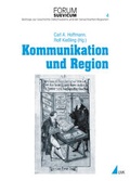 Cover: Kommunikation und Region - UVK