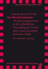 Abbildung von: Den Wandel bewerten - Carl-Auer Verlag