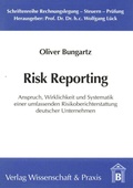 Cover: Risk Reporting. - Verlag Wissenschaft & Praxis